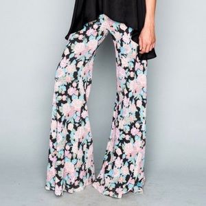 Show me Your Mumu terry pants floral fiesta flare